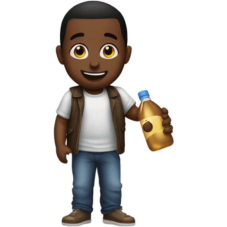 Diddy Holding a bottle of baby oil emoji