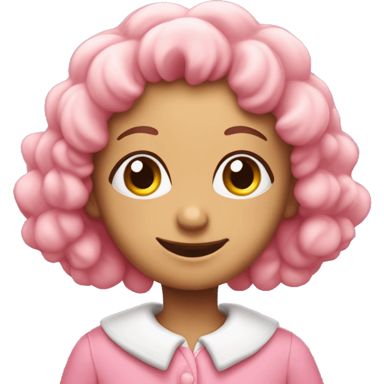 Cute pink driedel for Hanukkah  emoji