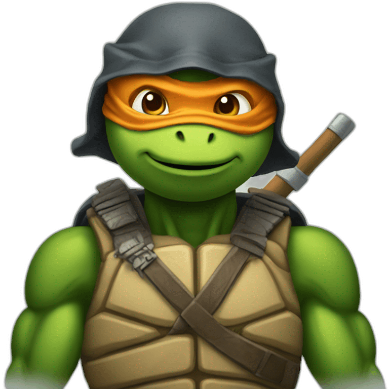 Michelangelo NINJA TURTLE emoji