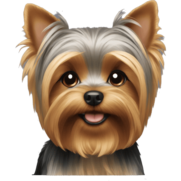 Yorkie dog emoji