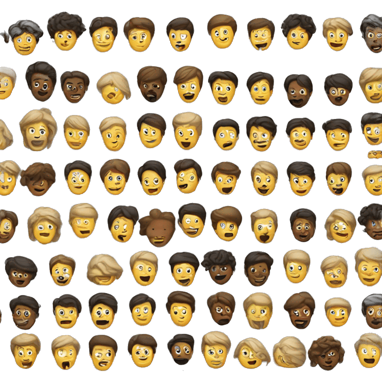 Many Emojis With hair With Bier in Hand emoji