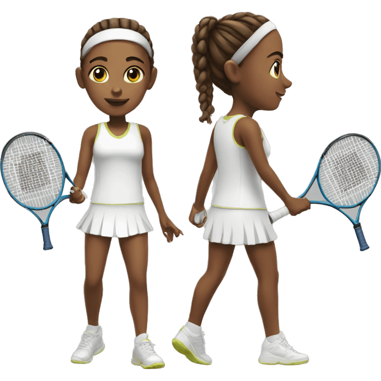 Tennis girl emoji