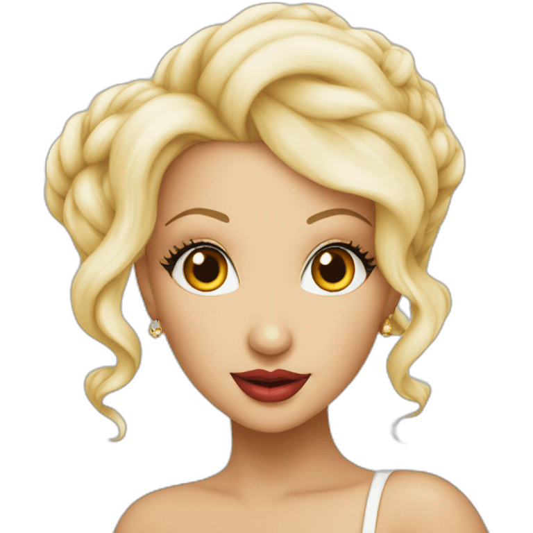 christina aguilera with a genie emoji