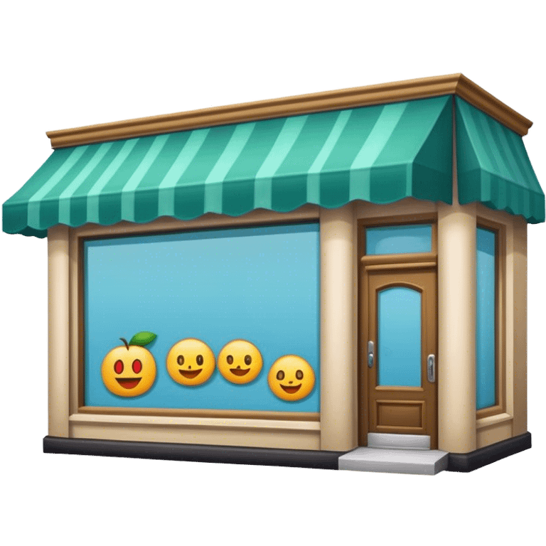 вітрина магазину emoji