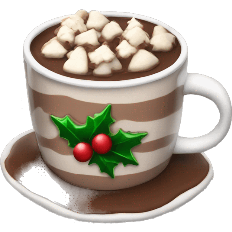 Christmas hot chocolate  emoji