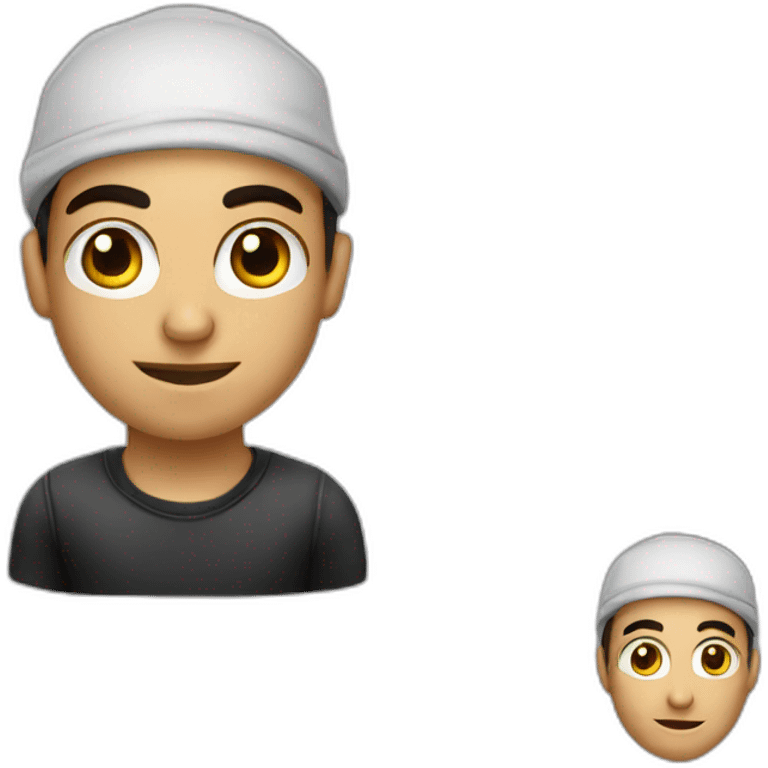 Palestine hacker young man emoji