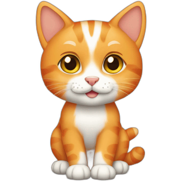 cute orange tabby cat emoji