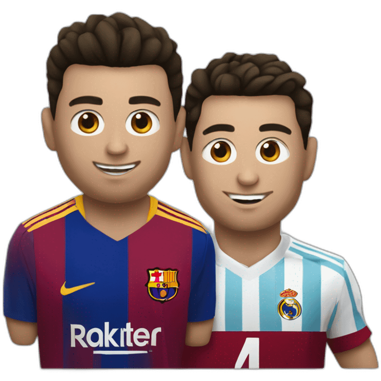 Ronaldo sur Messi emoji