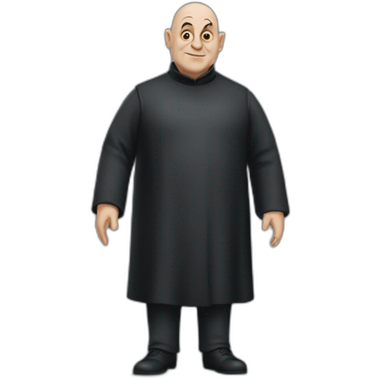 Uncle Fester wearing office outfit emoji