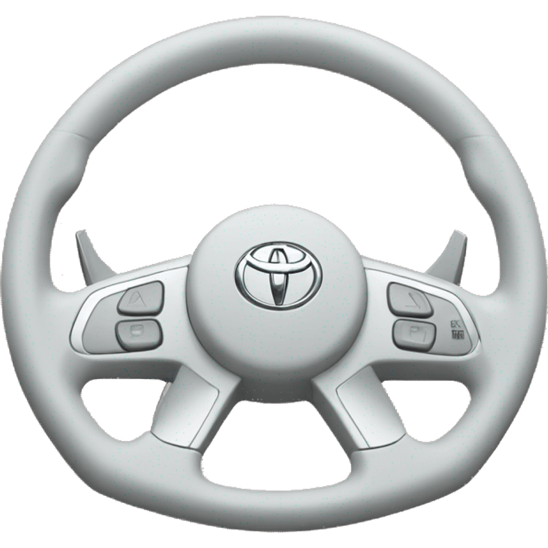 Steering wheel of toyota emoji