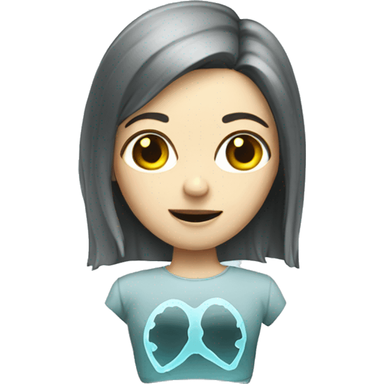 X-ray girl emoji