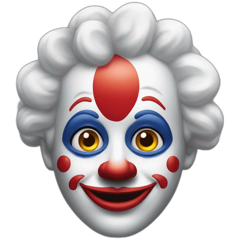 Carnival clown emoji