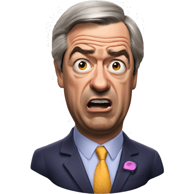 Nigel Farage angry emoji