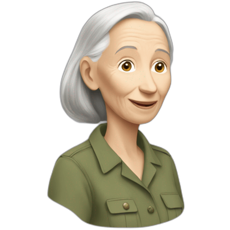 Jane Goodall emoji