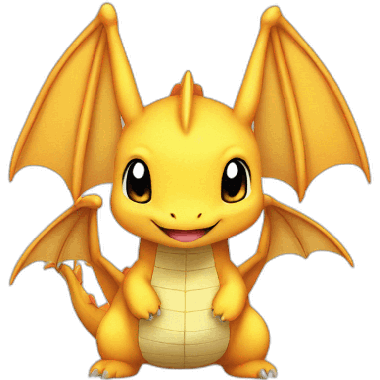 dragonite chibi pokemon emoji emoji