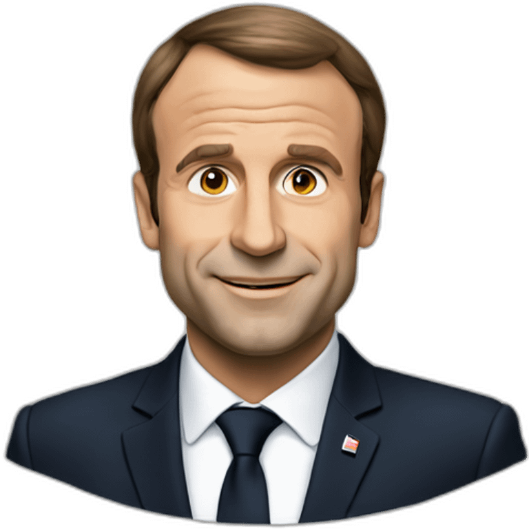 Macron président emoji