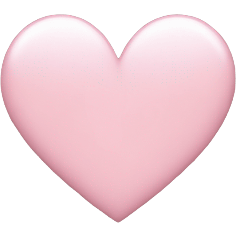 light pink heart emoji