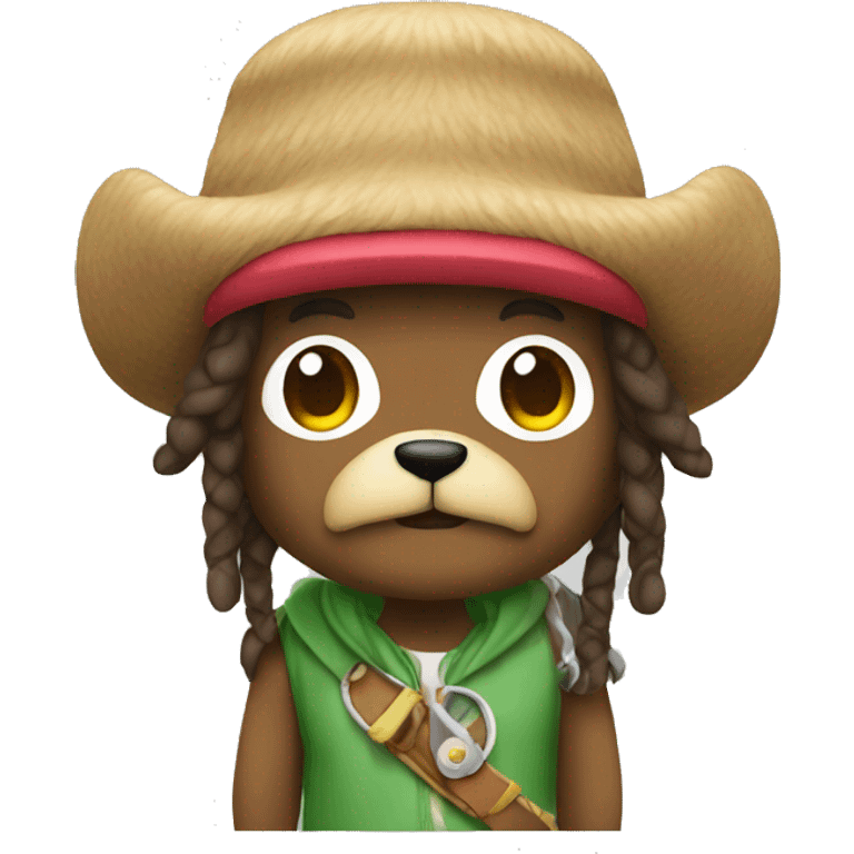 Tony Tony Chopper rasta emoji