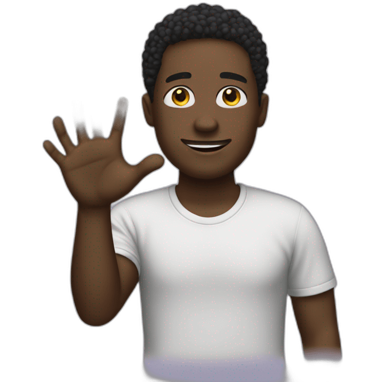 black guy ok hand emoji