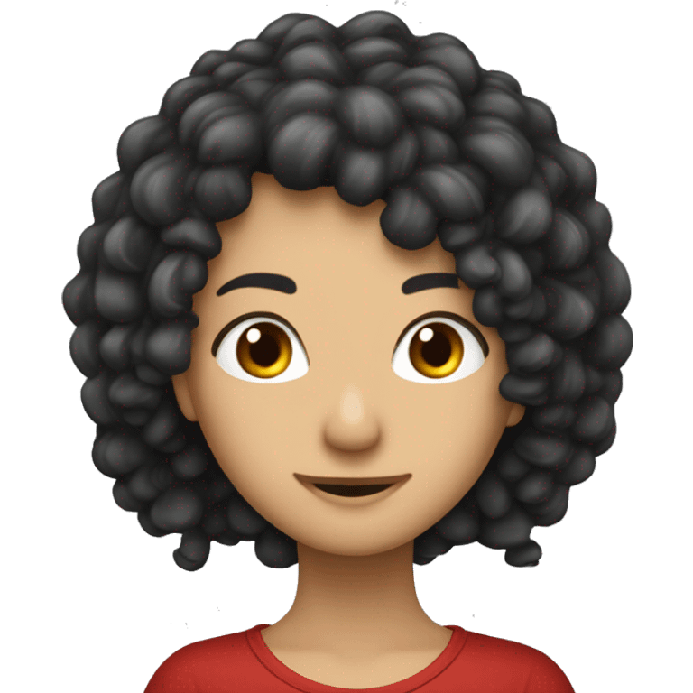 cabelo muito muito muito muito longo e liso muito liso pele bege claro com um peixe vermelho e um coelho preto emoji