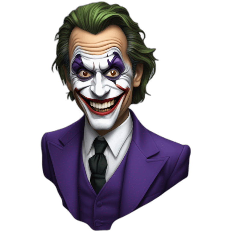 Nicolas sarkozy as the joker emoji