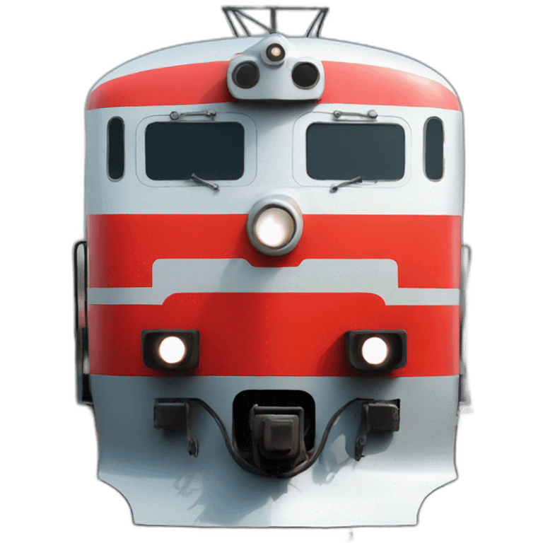 russian train, frontal view emoji