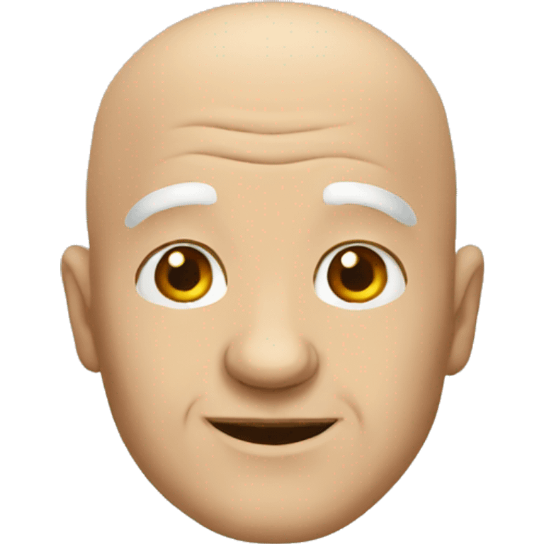 old bald man emoji