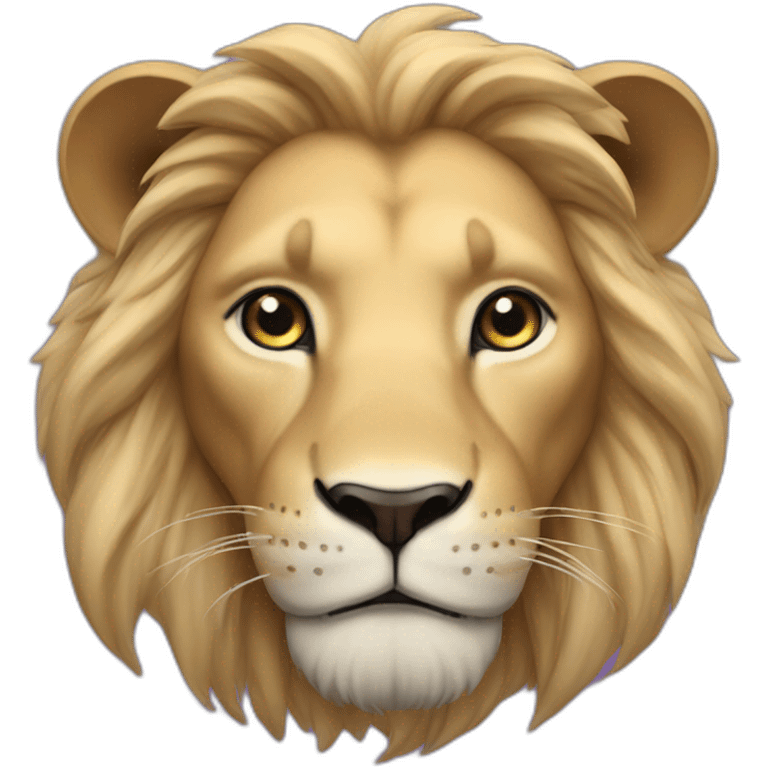 puple lion  emoji