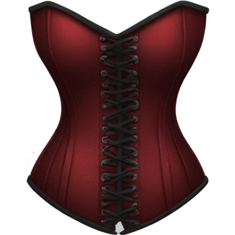 dark red corset emoji