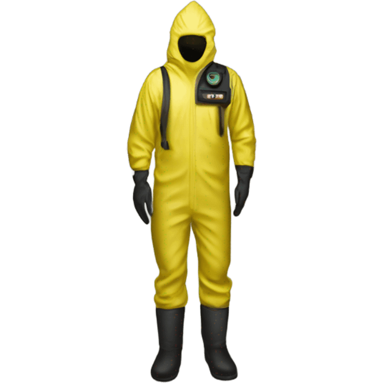 Hazmat yellow suit backrooms emoji