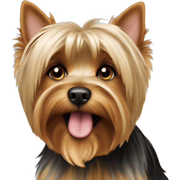 The Yorkshire Terrier dog emoji