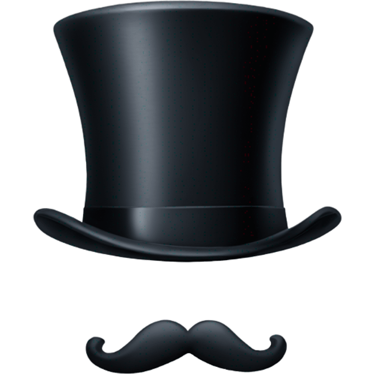 Top hat emoji