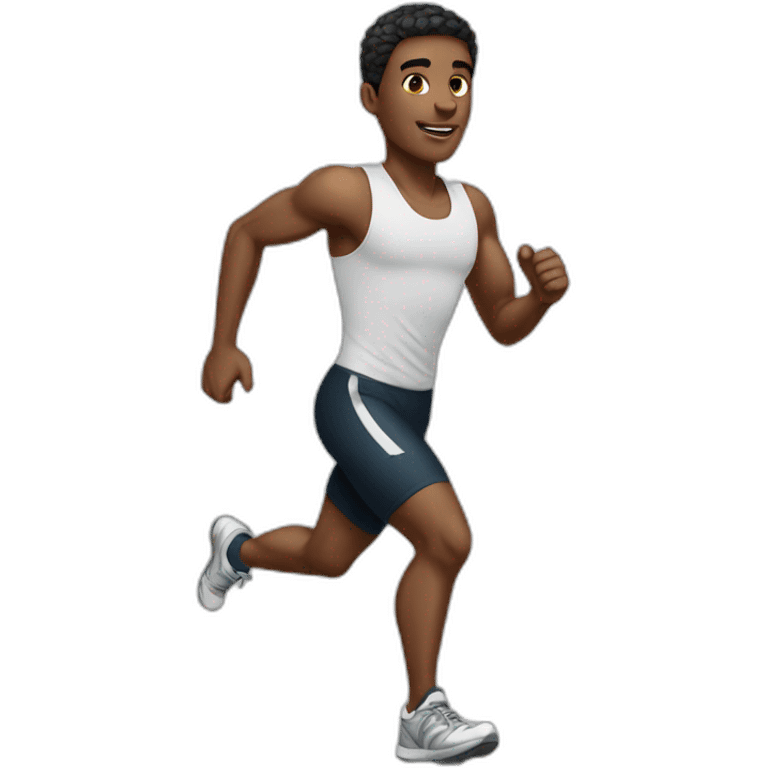 Glamour boy runner emoji