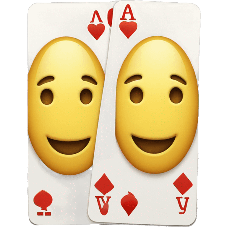 card game snap two aces emoji