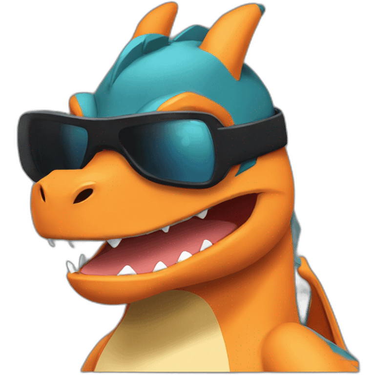 charizard with sunglasses emoji