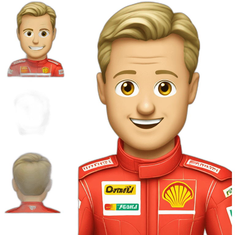 Michael Schumacher Ferrari f1 emoji