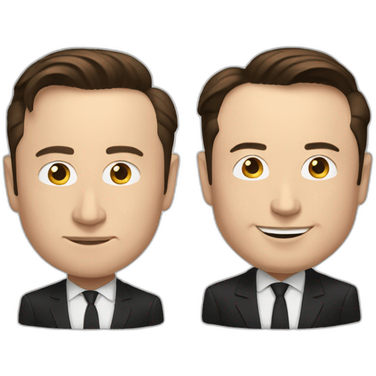 tesla and elon musk emoji