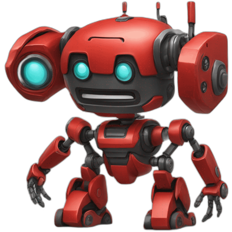 red-robot emoji