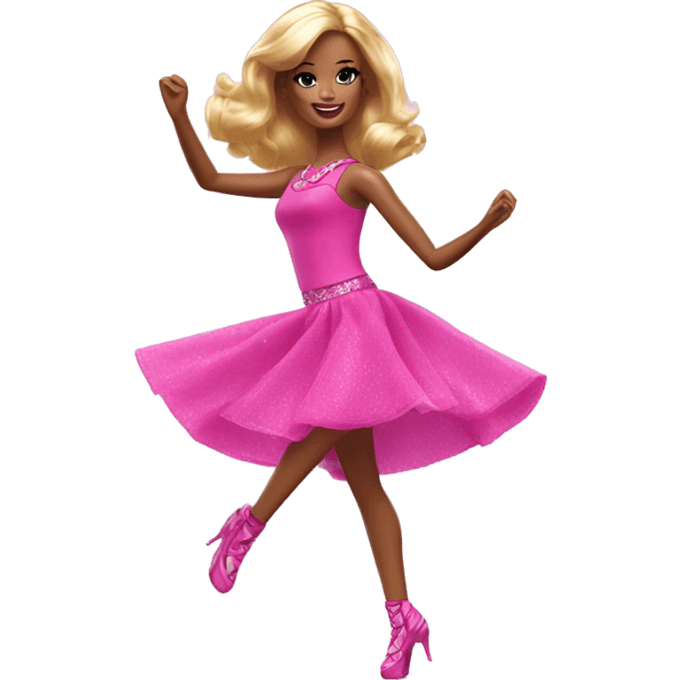 Barbie dancing emoji