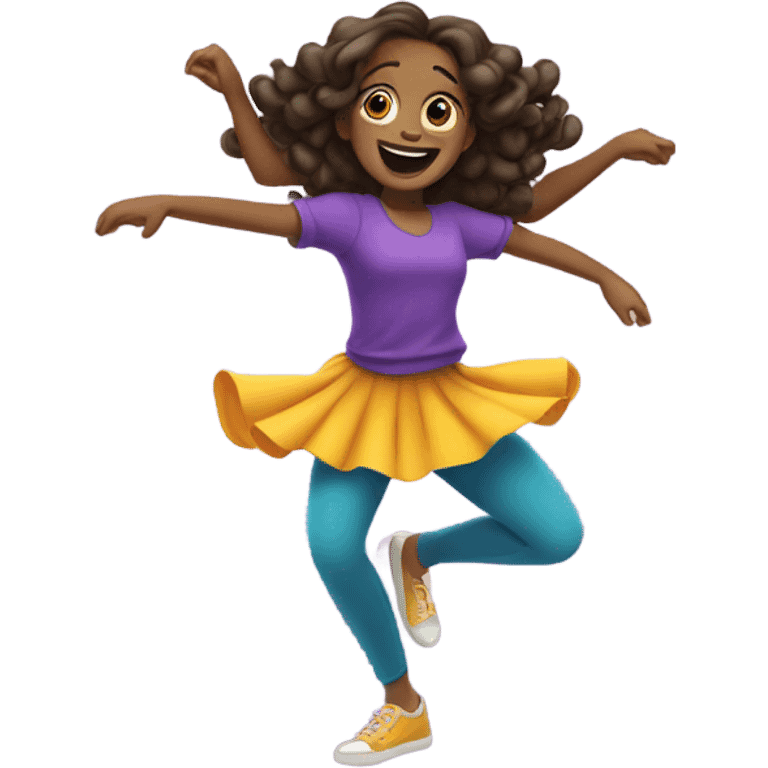 girl dancing emoji