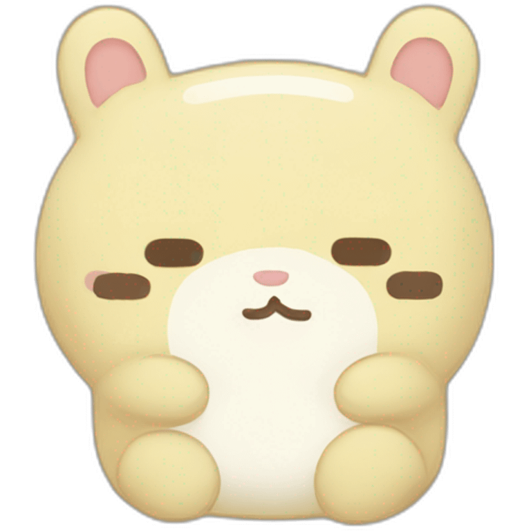 sumikkogurashi-tokage-skyblue-having-no-ears-and-no-nose emoji