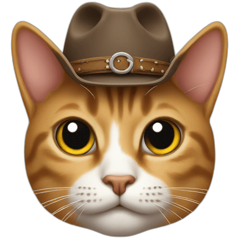 cat with cowboy hat emoji