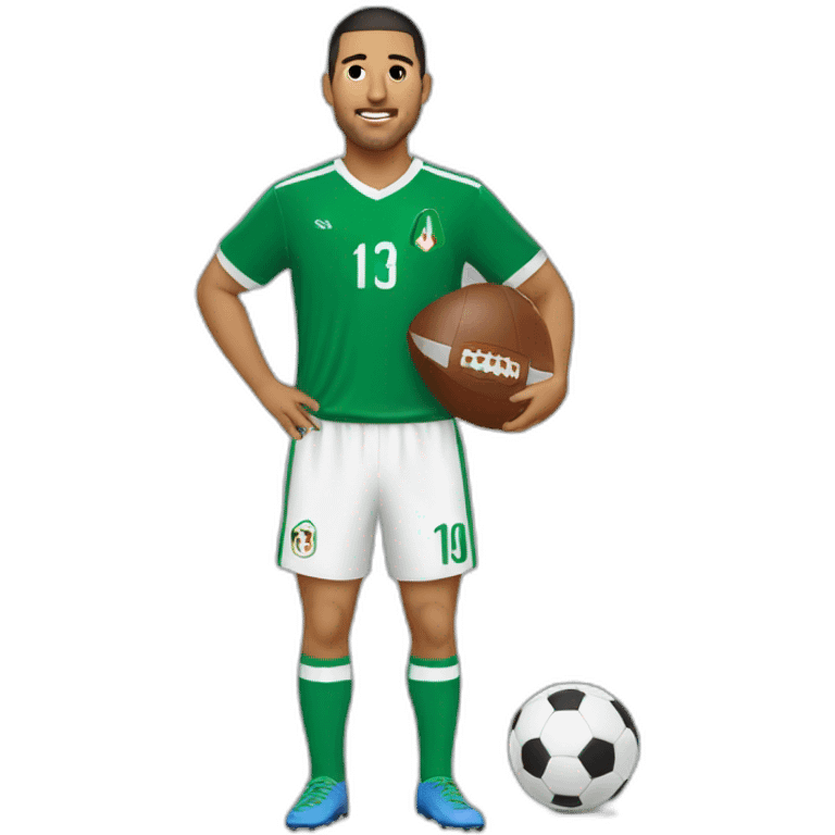 Football algerian emoji