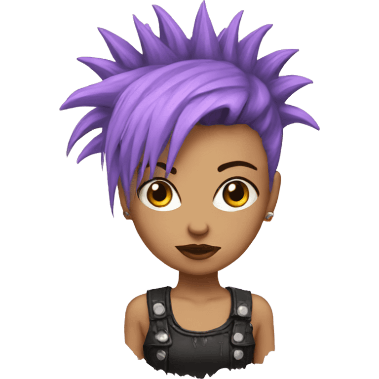 punk girl emoji