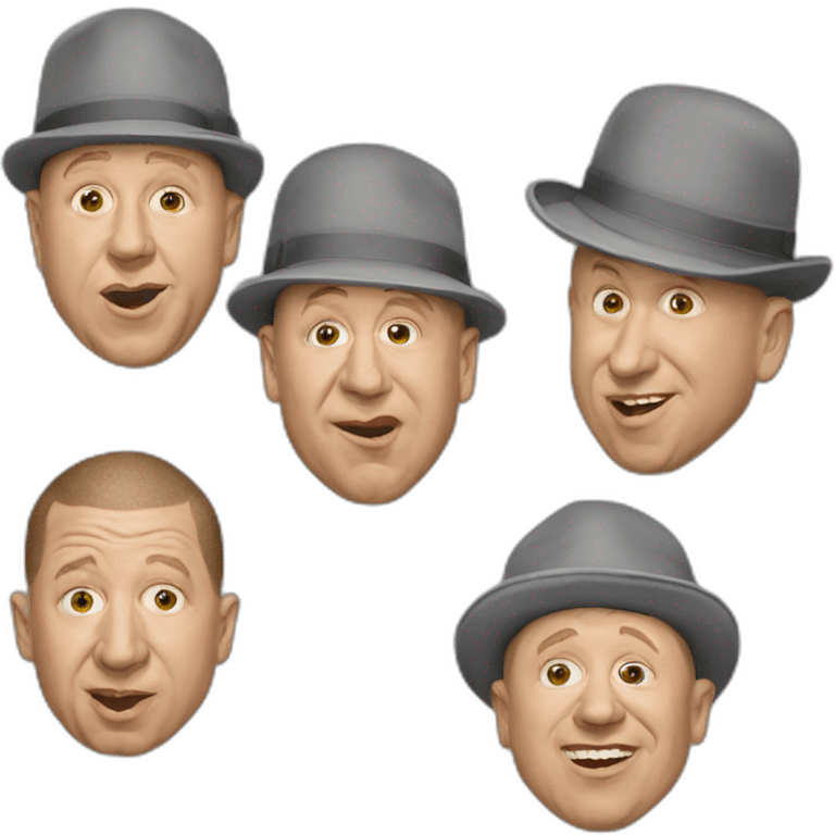 Curly Howard three stooges emoji