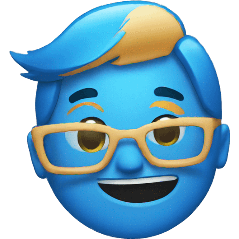 certified emoji blue emoji