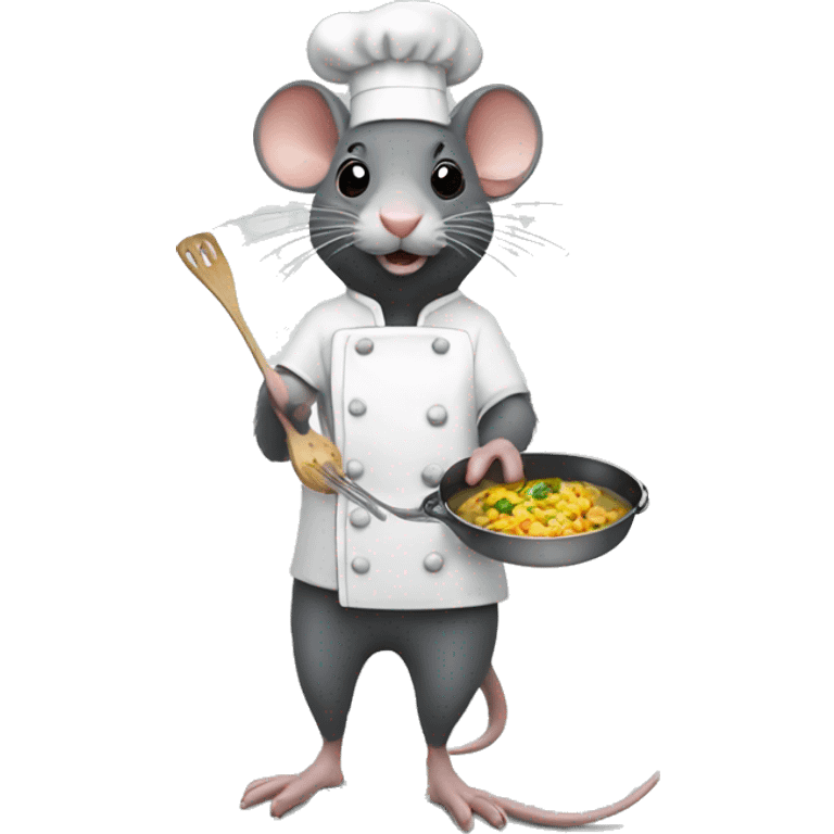 Rat cooking  emoji