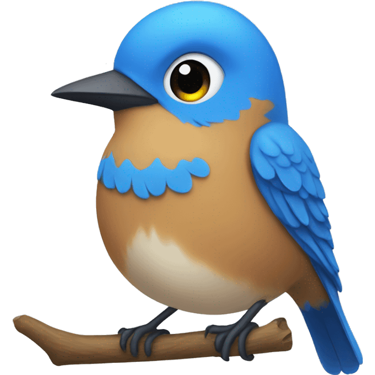 blue bird emoji