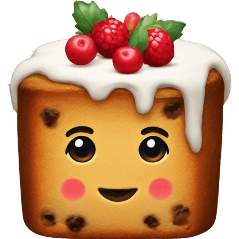 Fruitcake  emoji