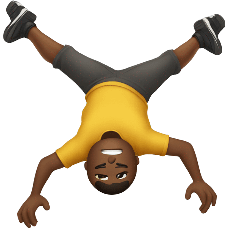 person doing backflip emoji